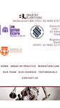 Mobile Screenshot of belawyers.com.au